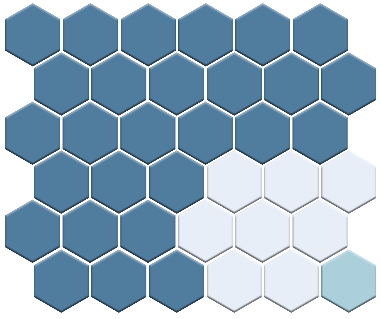 Akala Border | Pinnacle Hexagon Border