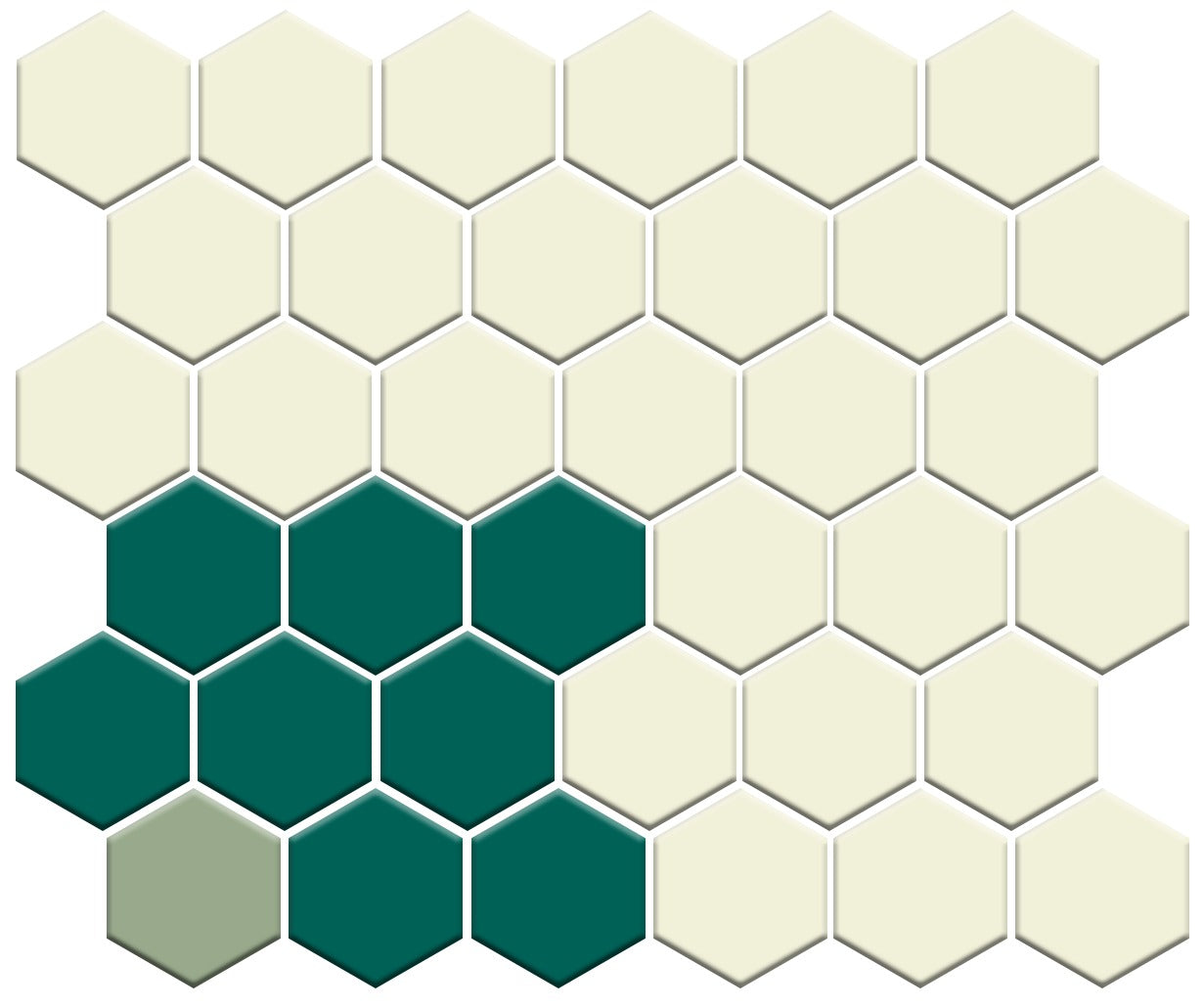 Akala Border | Pinnacle Hexagon Border