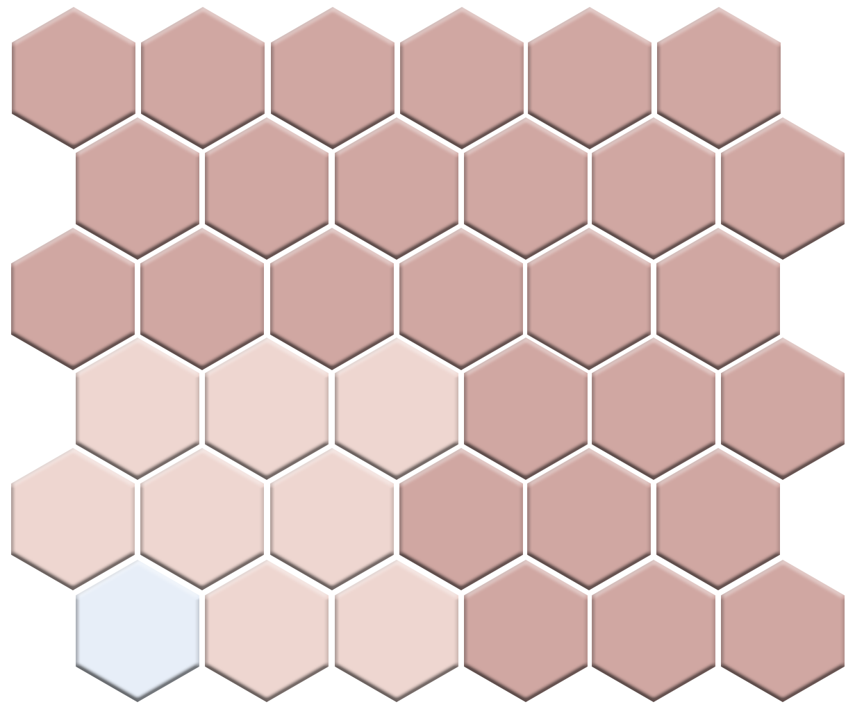 Akala Border | Pinnacle Hexagon Border