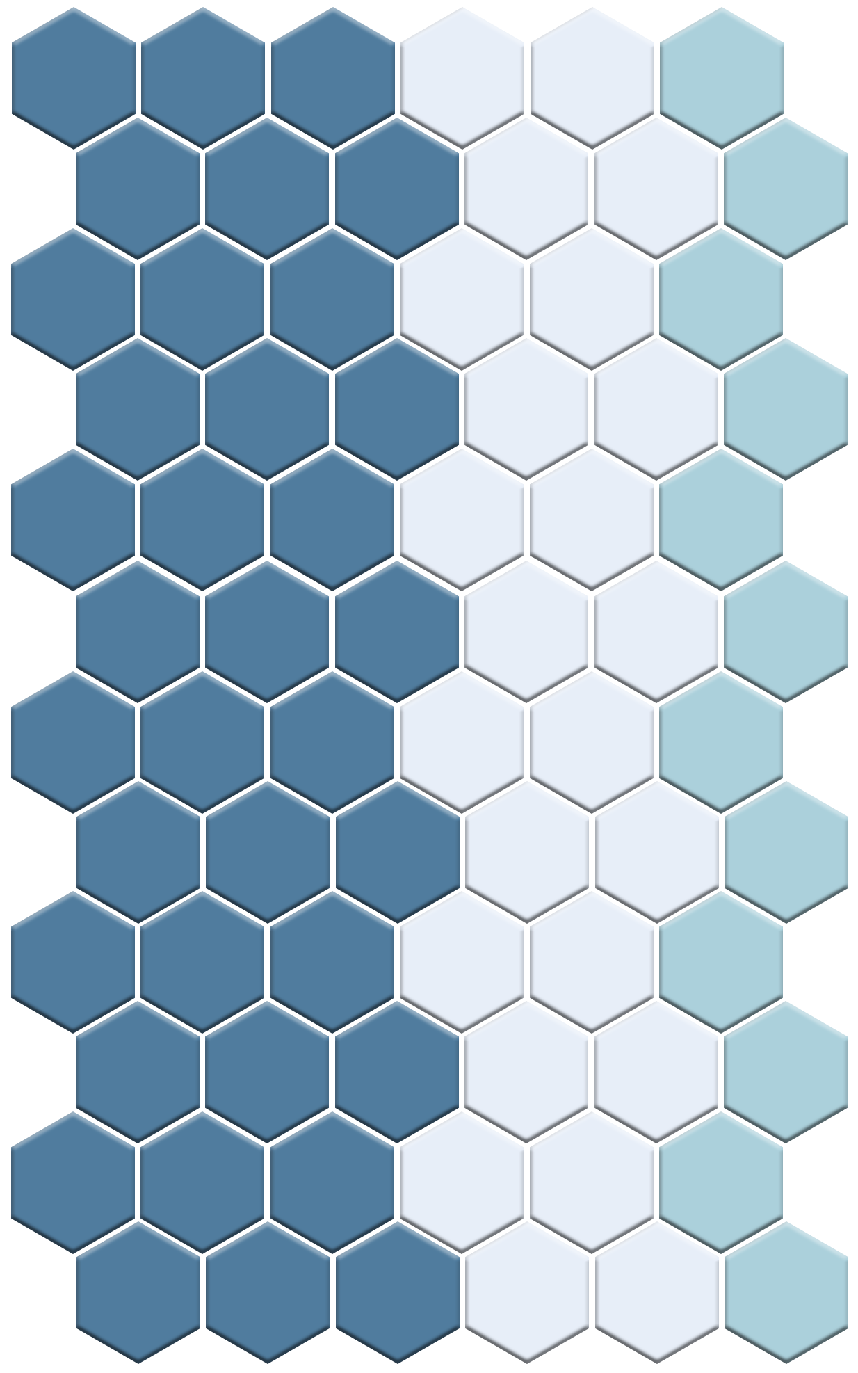 Akala Border | Pinnacle Hexagon Border