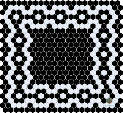 Chantilly Border | Pinnacle Hexagon Border