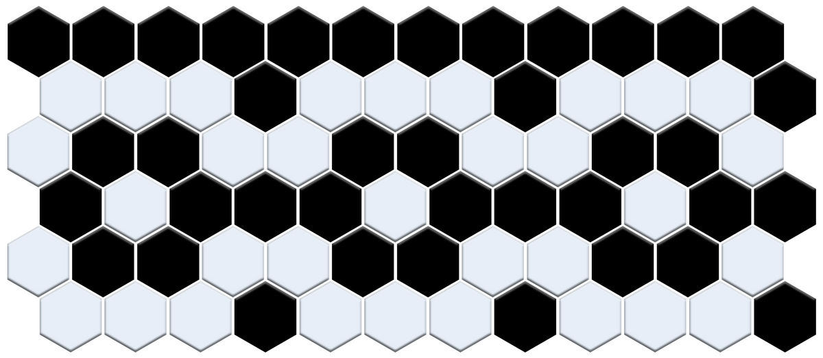 Chantilly Border | Pinnacle Hexagon Border