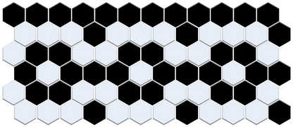 Chantilly Border | Pinnacle Hexagon Border