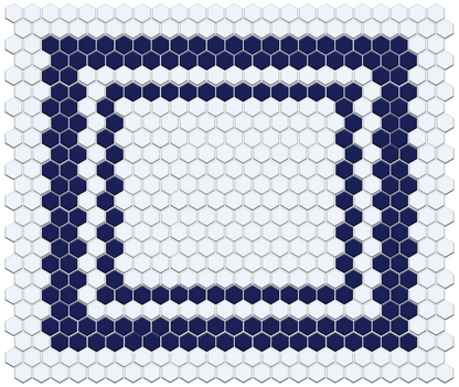 Fila Border | Pinnacle Hexagon Border