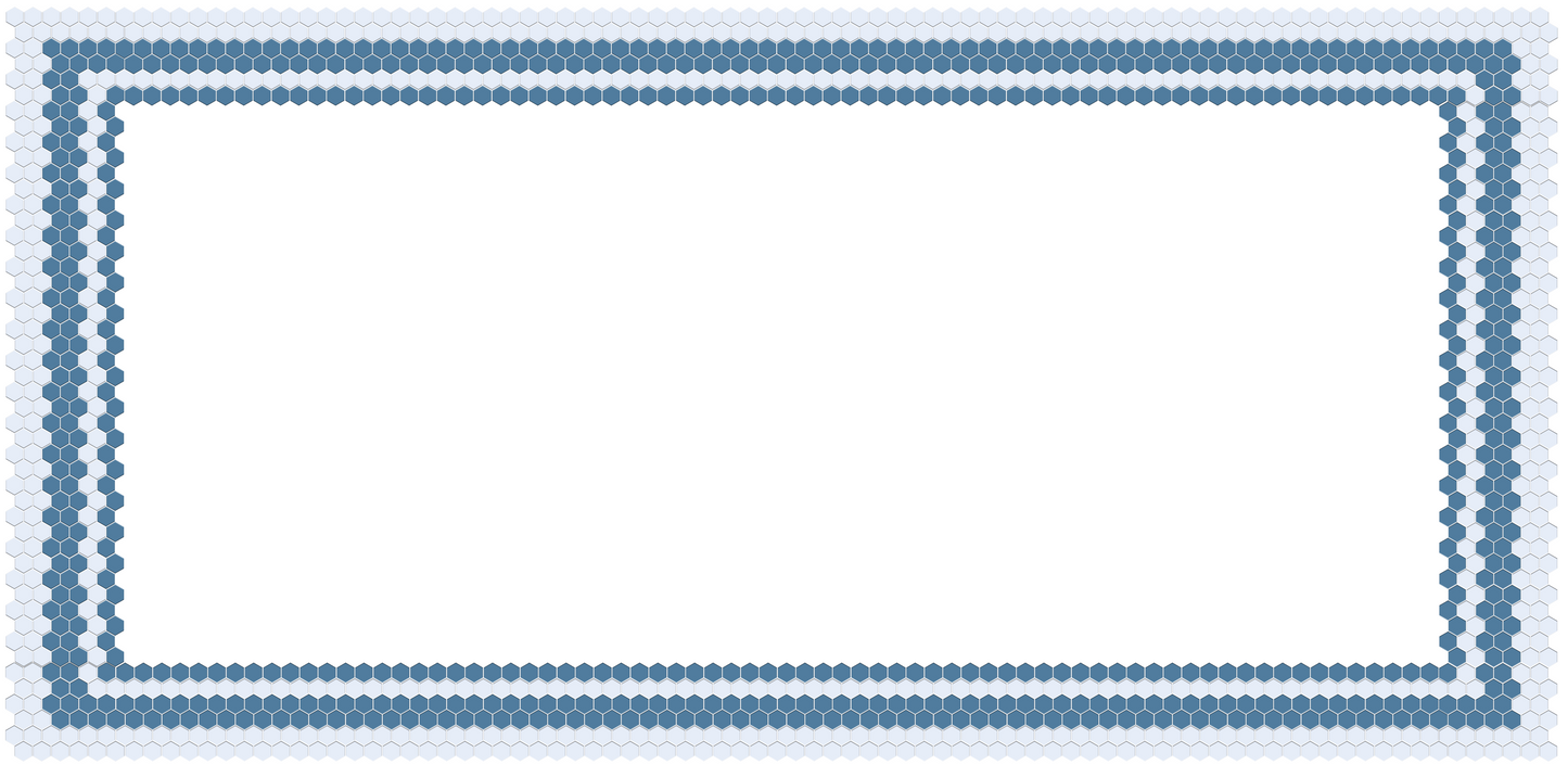 Fila Border | Pinnacle Hexagon Border