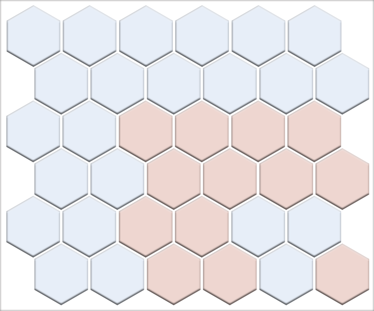 Fila Border | Pinnacle Hexagon Border
