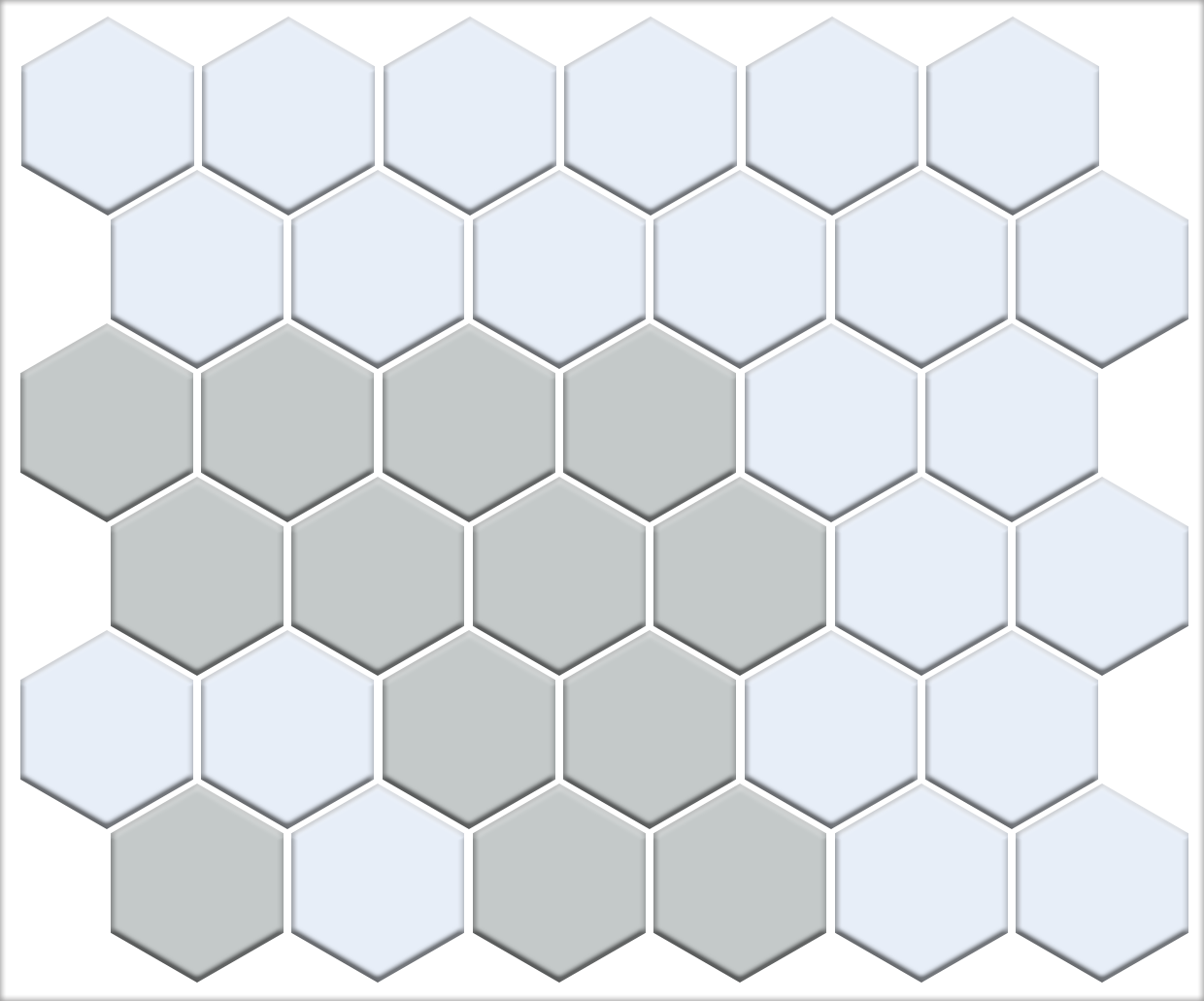 Fila Border | Pinnacle Hexagon Border