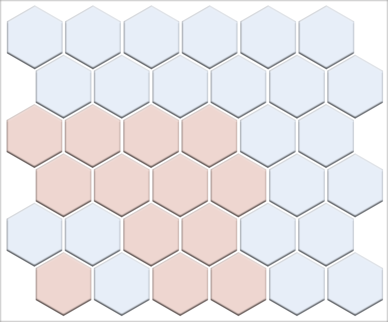 Fila Border | Pinnacle Hexagon Border