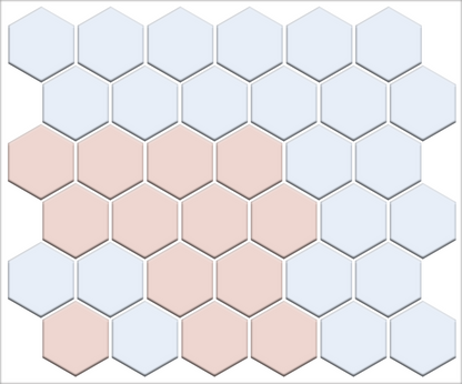 Fila Border | Pinnacle Hexagon Border