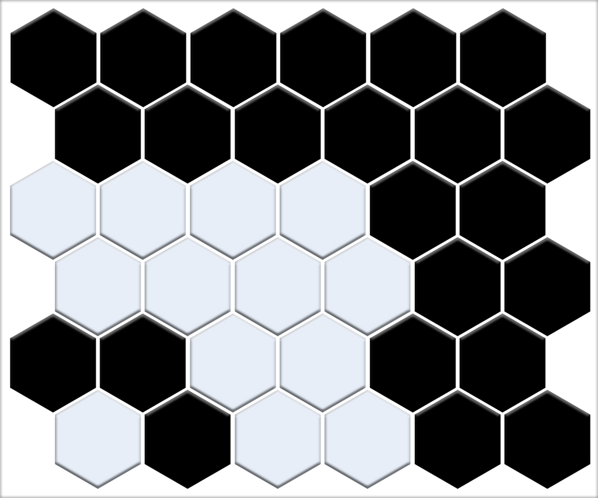 Fila Border | Pinnacle Hexagon Border