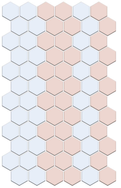 Fila Border | Pinnacle Hexagon Border