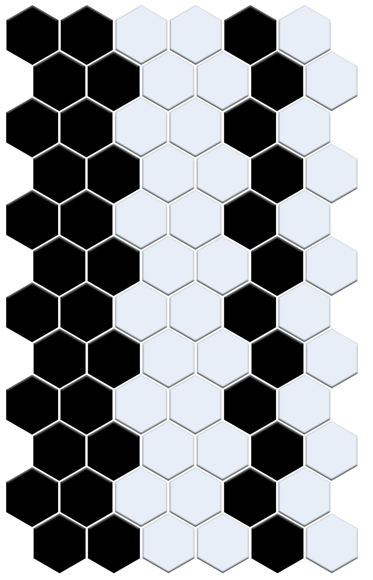 Fila Border | Pinnacle Hexagon Border