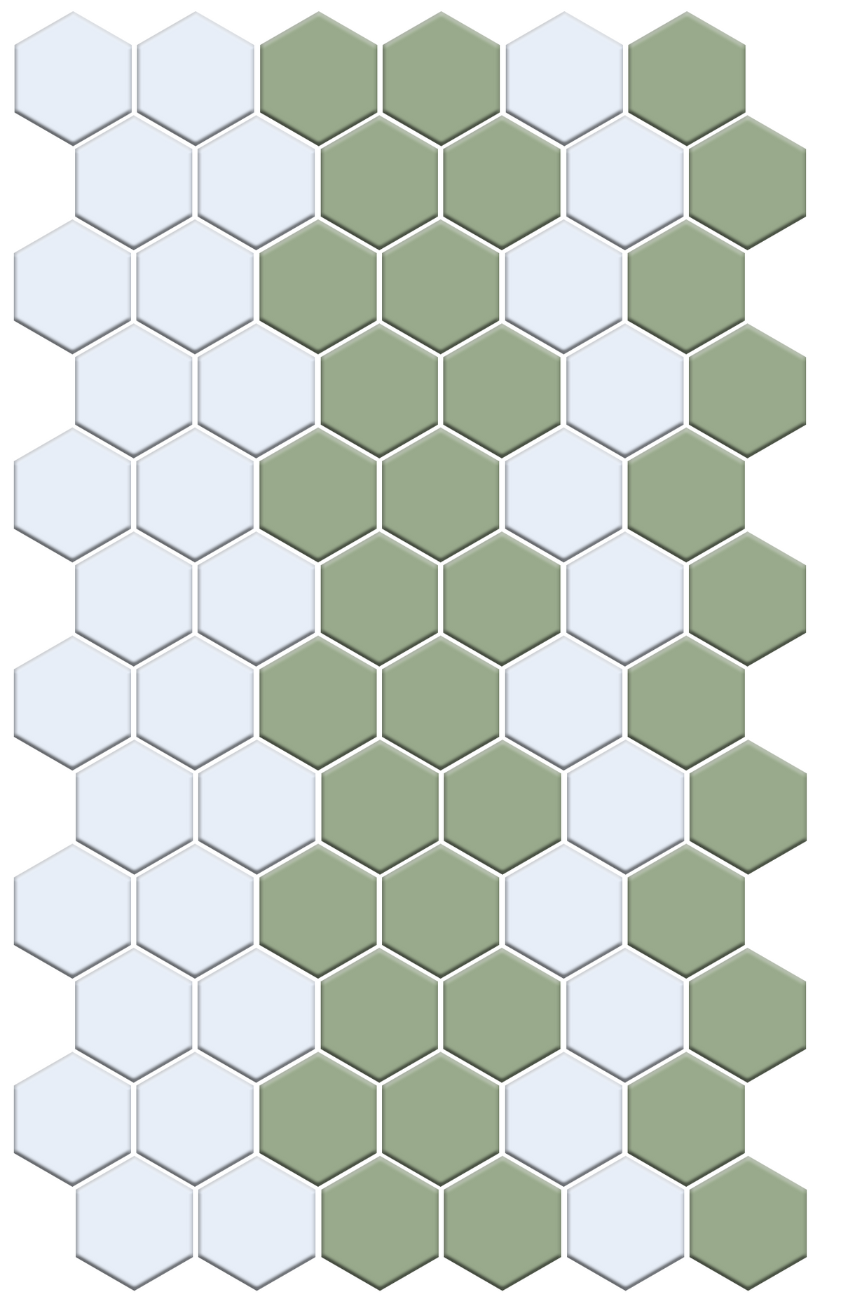 Fila Border | Pinnacle Hexagon Border