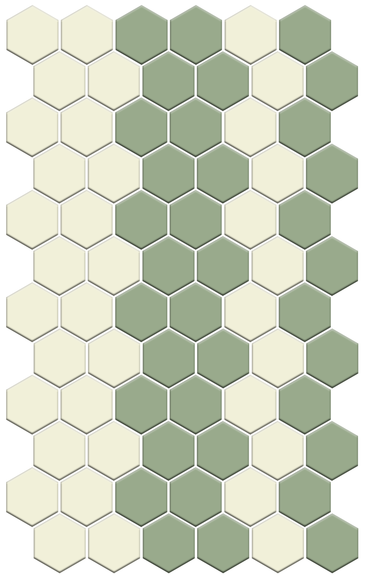 Fila Border | Pinnacle Hexagon Border