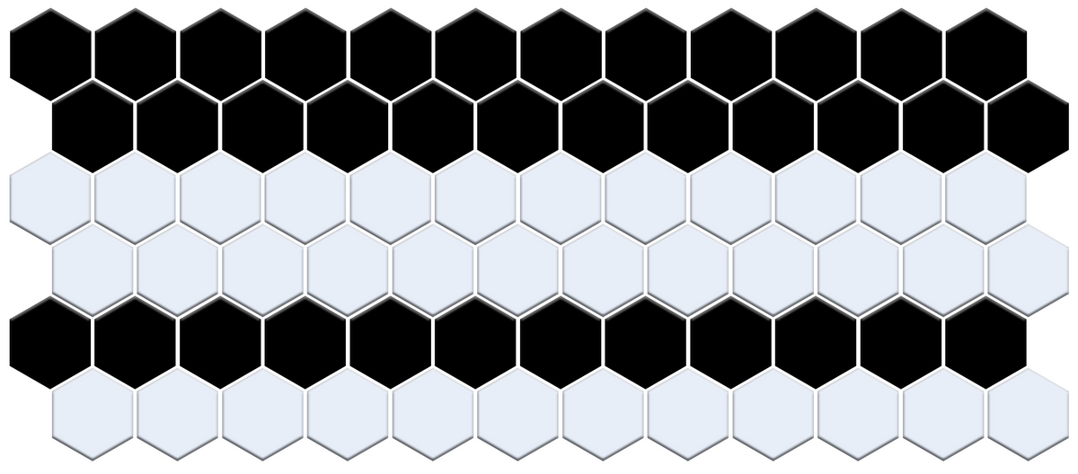 Fila Border | Pinnacle Hexagon Border