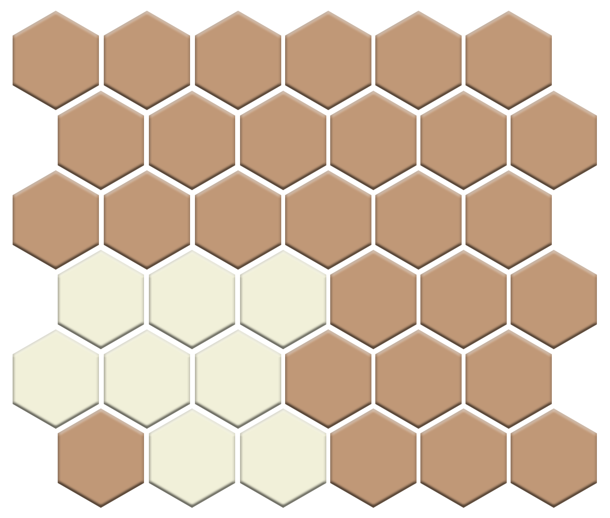 Lorida Border | Pinnacle Hexagon Border