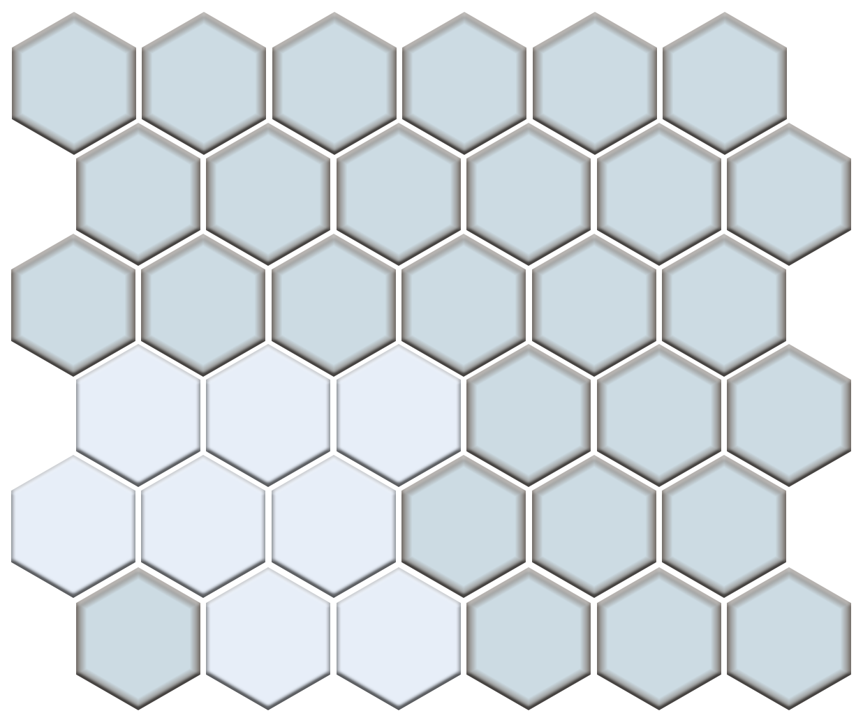 Lorida Border | Pinnacle Hexagon Border