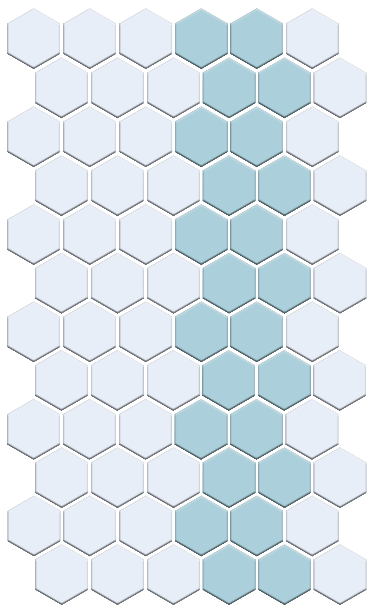 Lorida Border | Pinnacle Hexagon Border