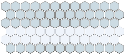 Lorida Border | Pinnacle Hexagon Border