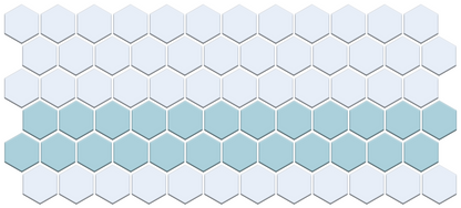 Lorida Border | Pinnacle Hexagon Border