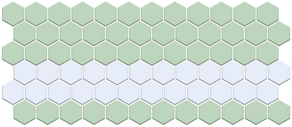 Lorida Border | Pinnacle Hexagon Border