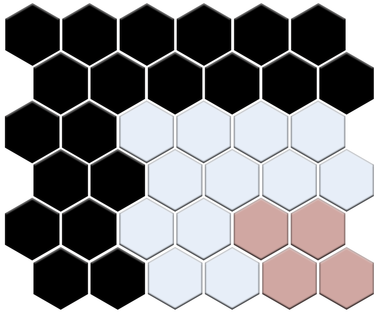 Pembe Border | Pinnacle Hexagon Border