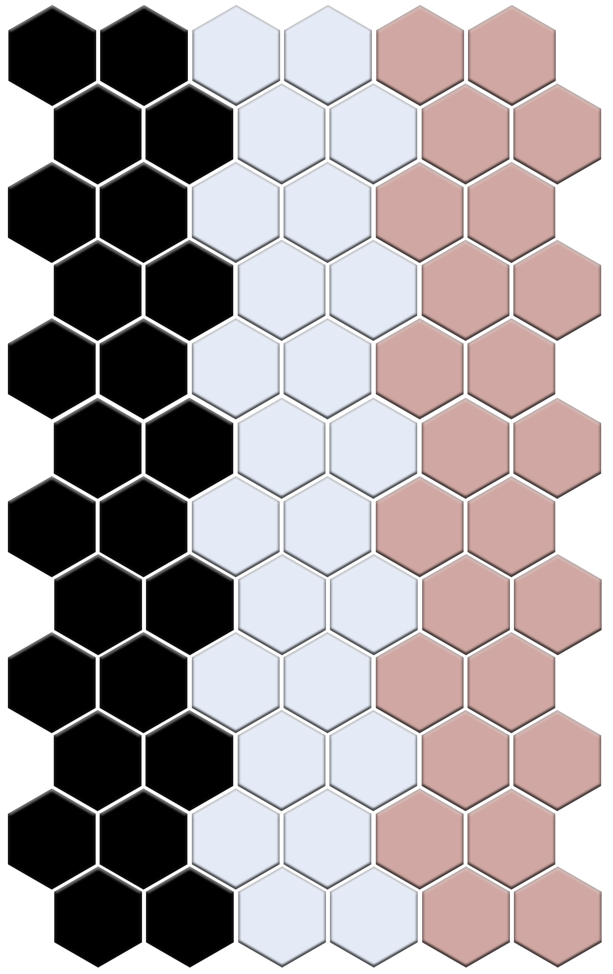 Pembe Border | Pinnacle Hexagon Border
