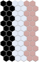 Pembe Border | Pinnacle Hexagon Border