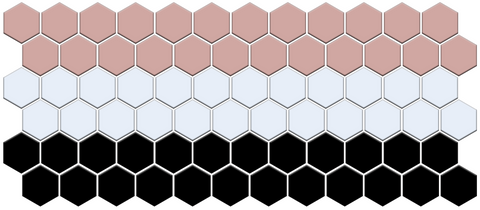 Pembe Border | Pinnacle Hexagon Border
