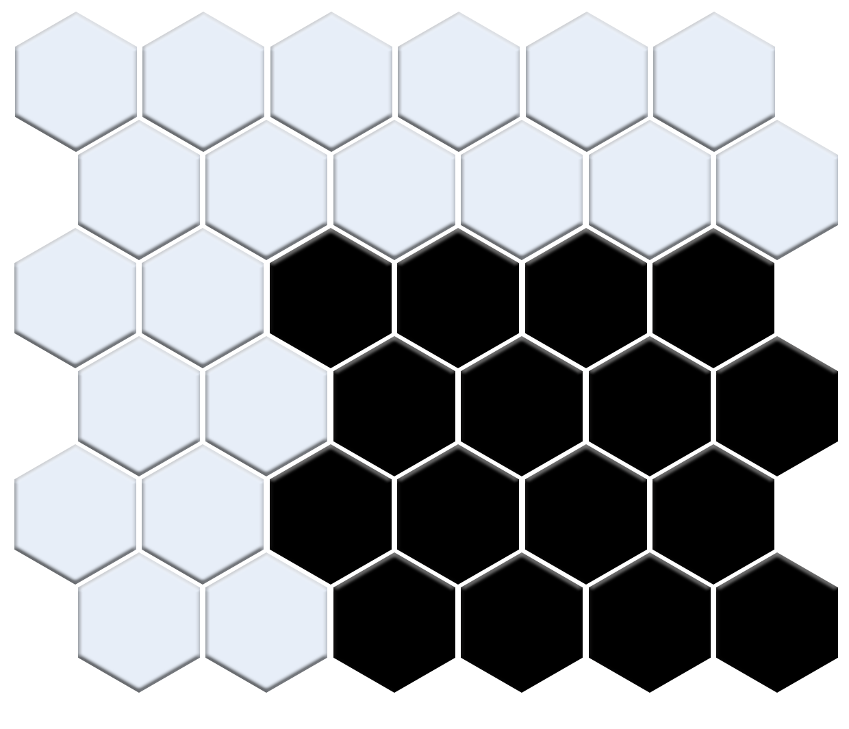 Pembe Border | Pinnacle Hexagon Border