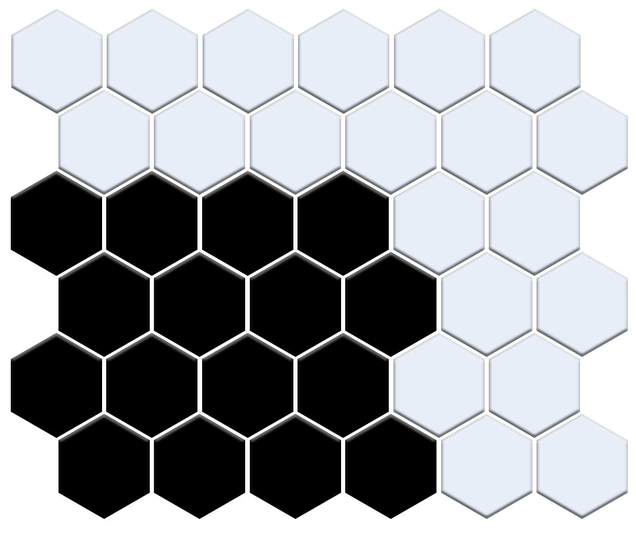 Pembe Border | Pinnacle Hexagon Border