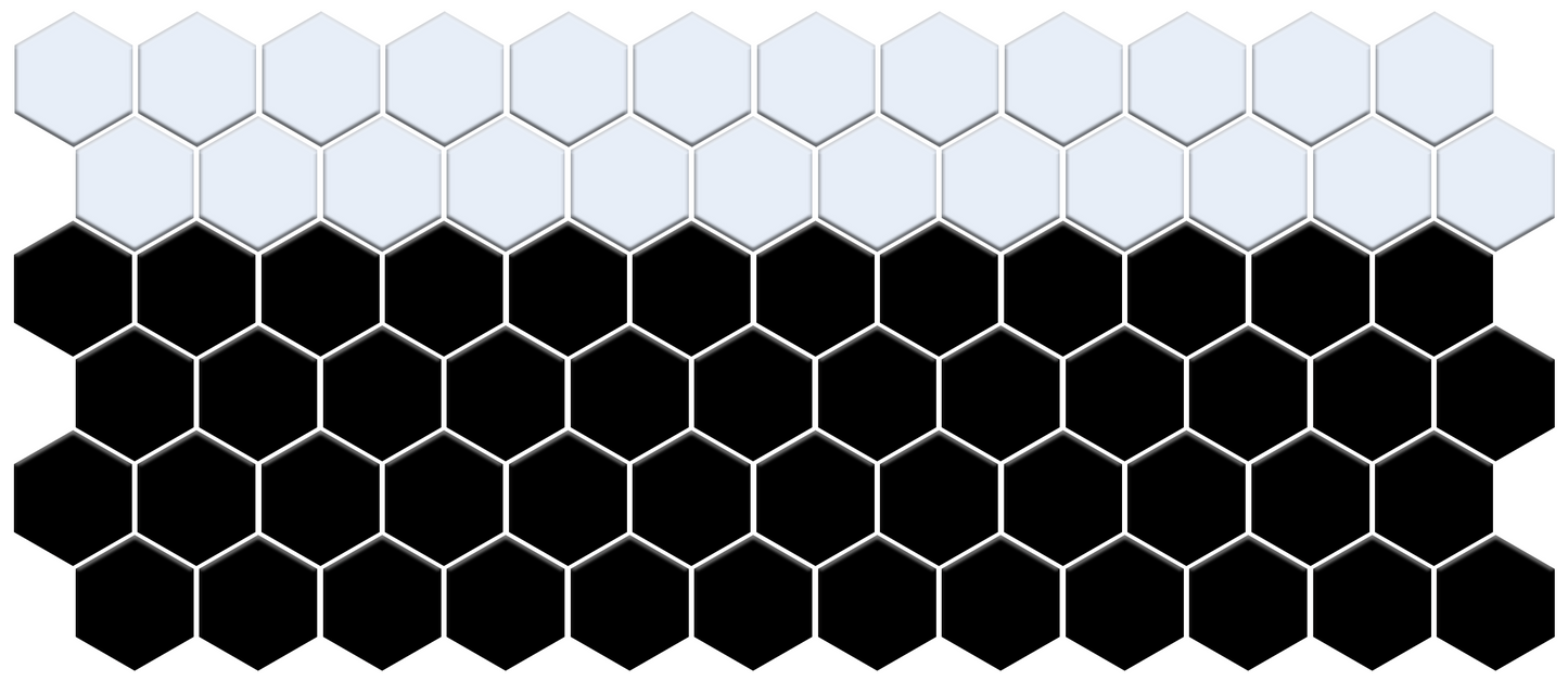 Pembe Border | Pinnacle Hexagon Border