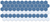 Cotton White on Dusty Blue