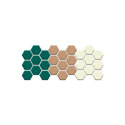 Sable Border | Pinnacle Hexagon Border