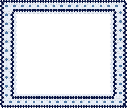 Sable Border | Pinnacle Hexagon Border