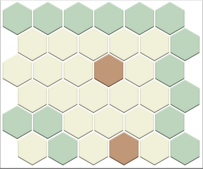 Sable Border | Pinnacle Hexagon Border