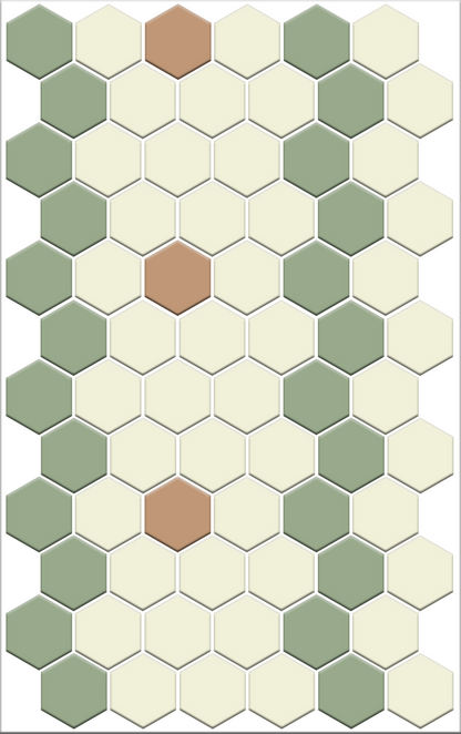 Sable Border | Pinnacle Hexagon Border