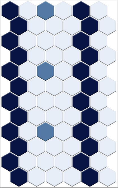 Sable Border | Pinnacle Hexagon Border