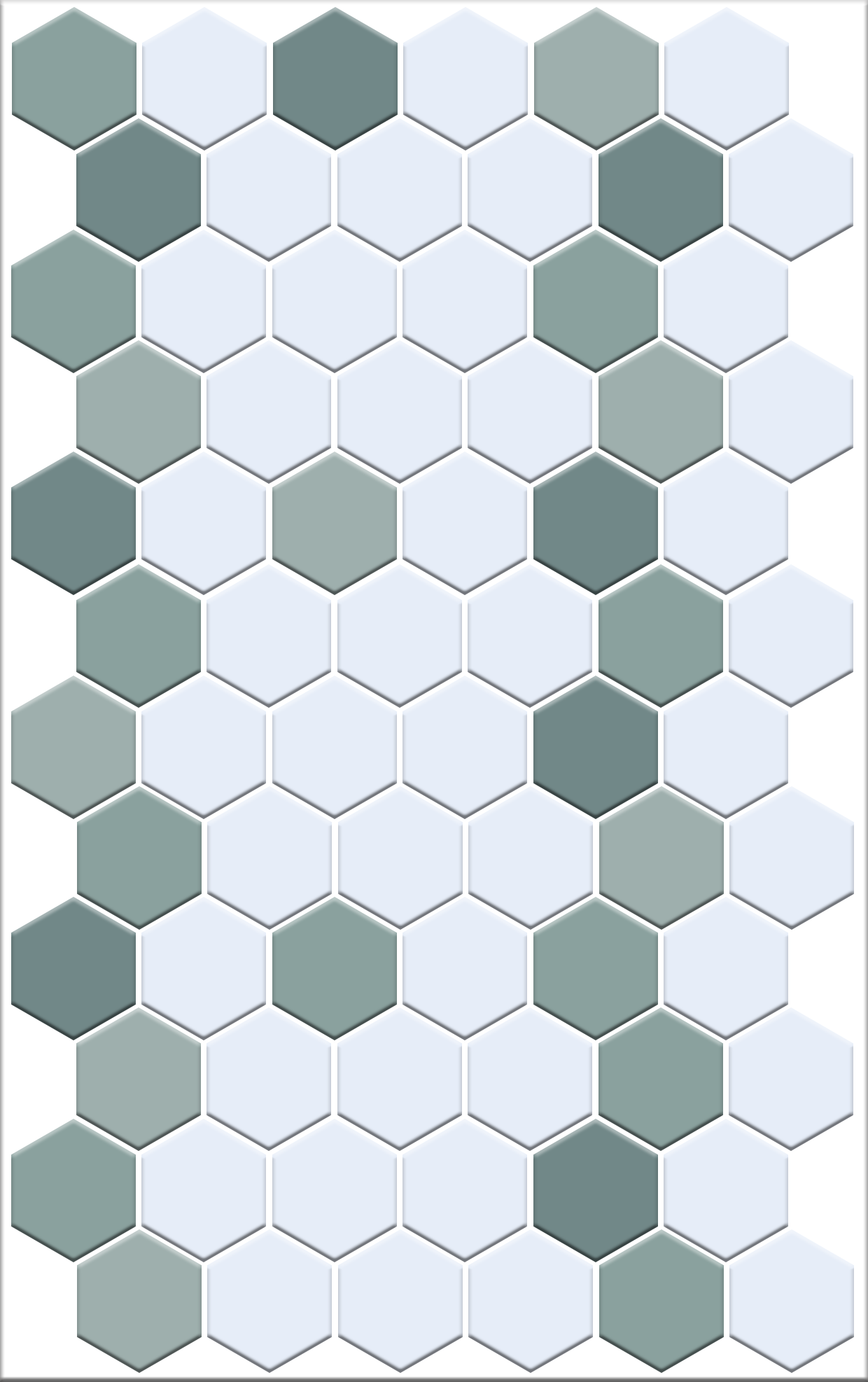 Sable Border | Pinnacle Hexagon Border