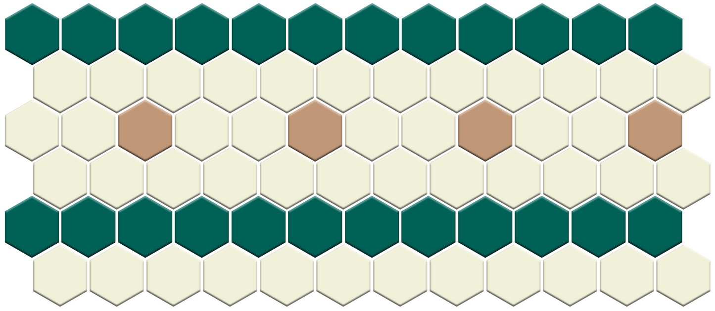 Sable Border | Pinnacle Hexagon Border