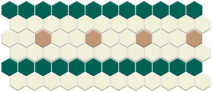Sable Border | Pinnacle Hexagon Border