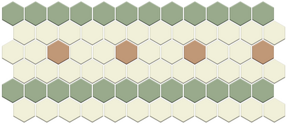 Sable Border | Pinnacle Hexagon Border