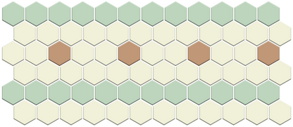Sable Border | Pinnacle Hexagon Border