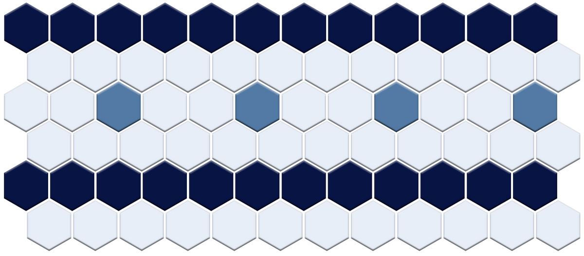 Sable Border | Pinnacle Hexagon Border