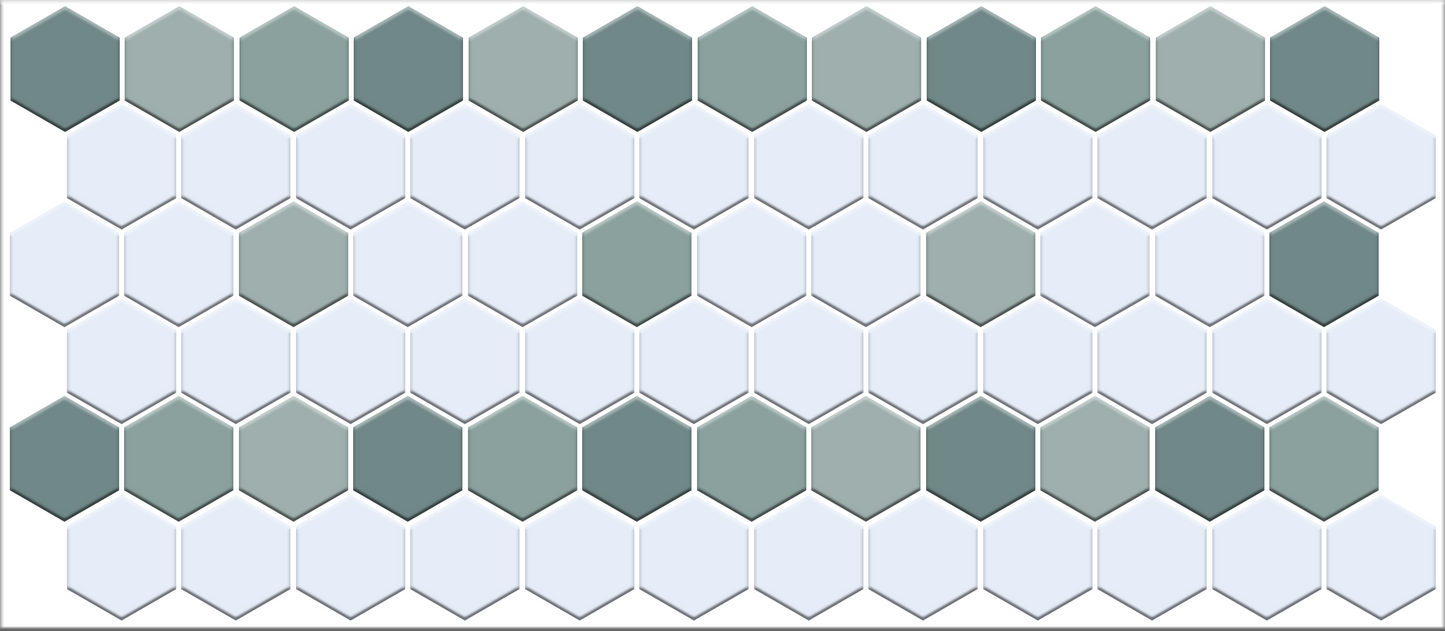 Sable Border | Pinnacle Hexagon Border