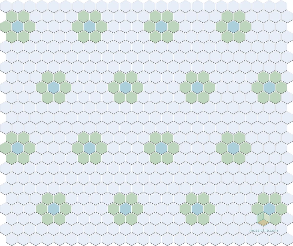 Repeating Rosette | Pinnacle Hexagon Patterns