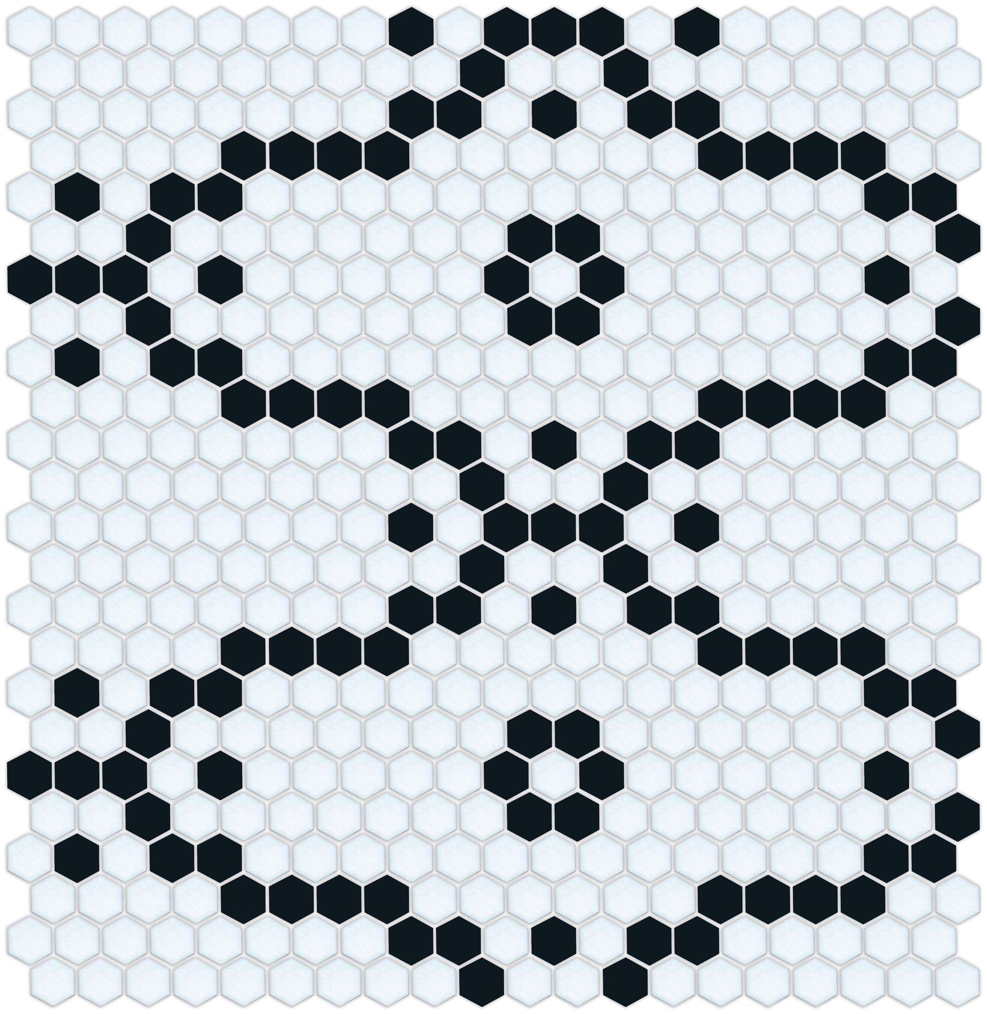 Bordeaux Tile Model featuring Pinnacle Hexagon Pattern Design