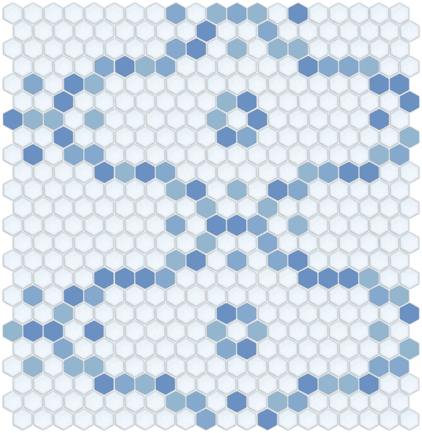 Bordeaux Tile Model featuring Pinnacle Hexagon Pattern Design
