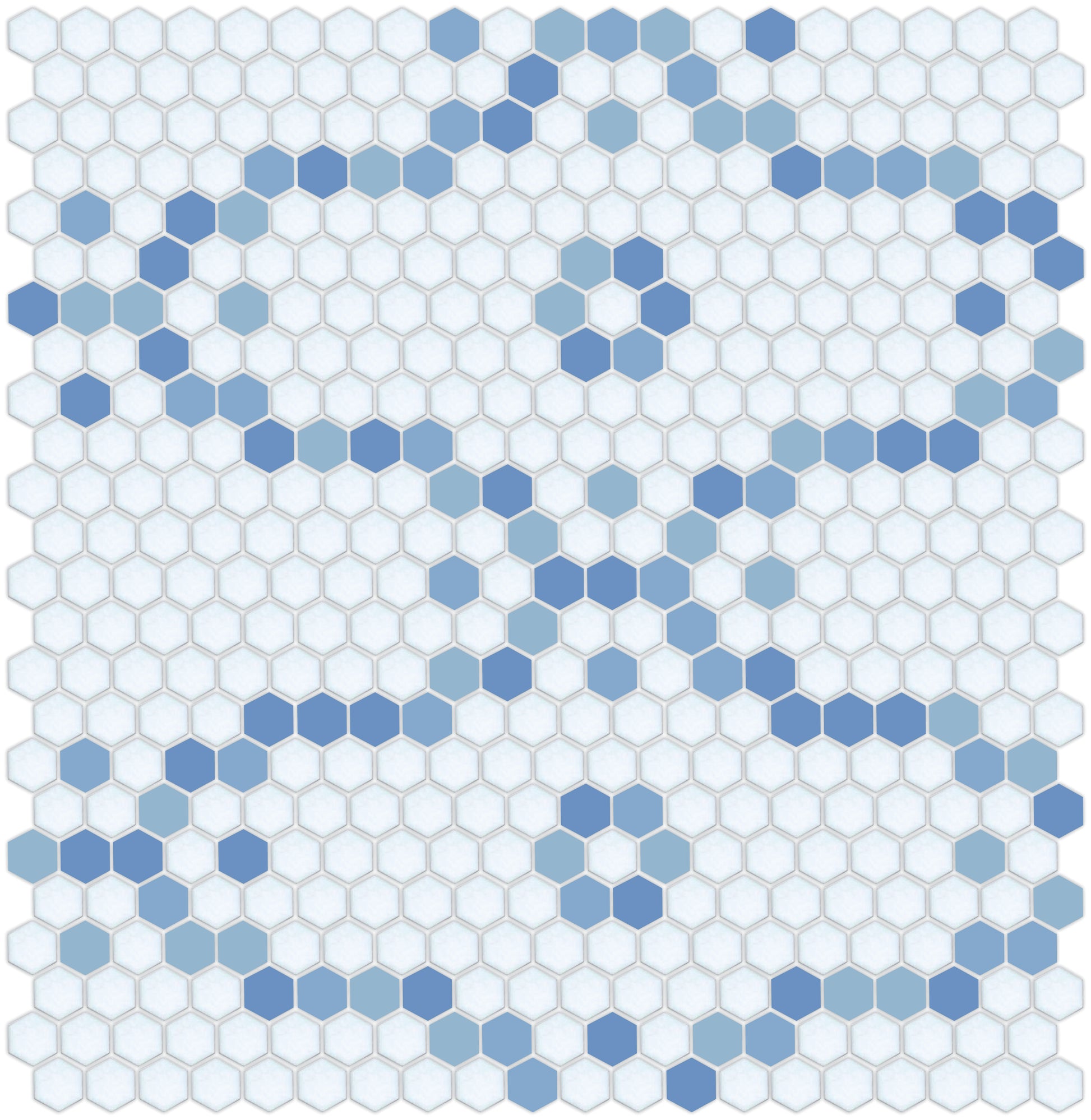Bordeaux Tile Model featuring Pinnacle Hexagon Pattern Design