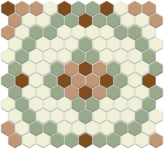 Chateau | Pinnacle Hexagon Tile Pattern